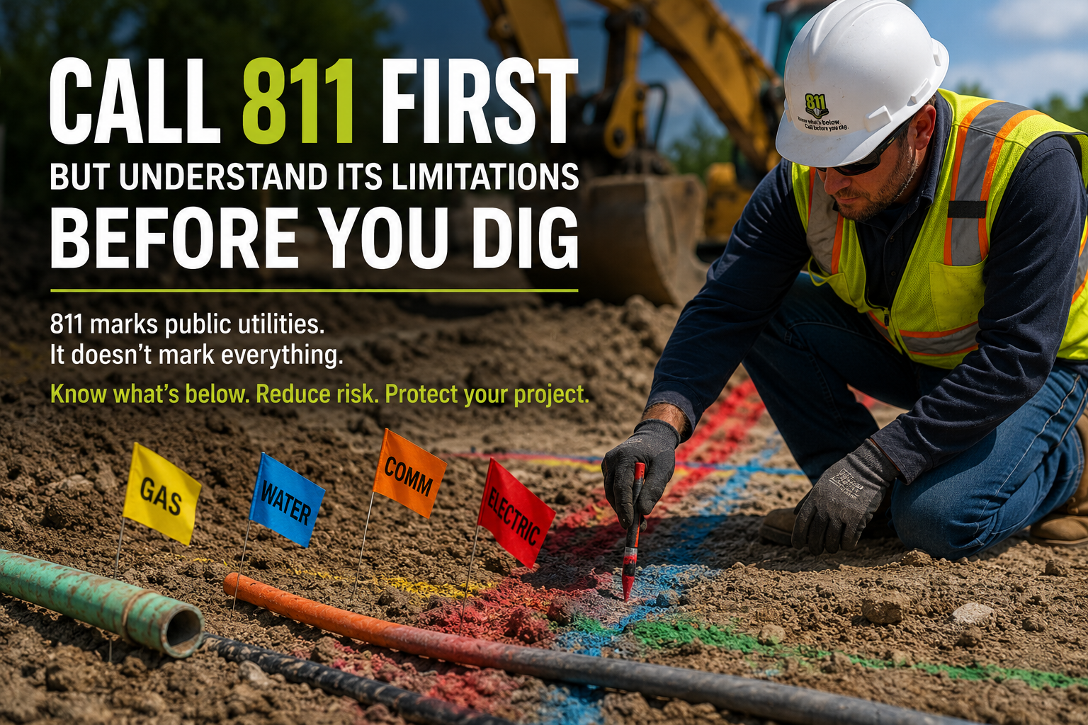 What Does 811 Not Cover? Private Utility Lines Explained